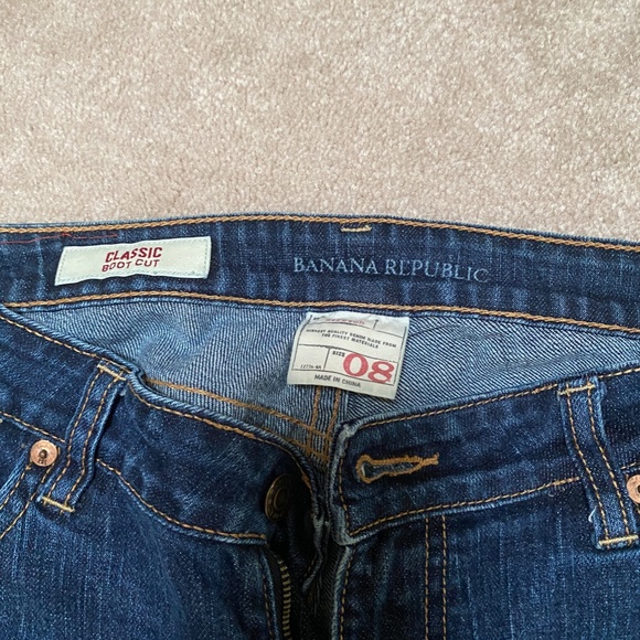 Banana Republic classic boot cut jeans size 8 - Picture 4 of 6